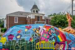 Amy's Art Car at Shaler North Hills Library!