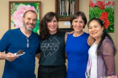 Jason - Musician, Alyssa - Poet/Metalsmith, Lana - Painter, Ai-Lin - Musician/Painter: the talent in our community is deep and boundless!